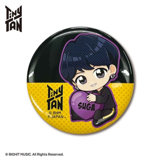 PRE-ORDER : TinyTAN Butter ver. Gyugyutto Trading Can Badge