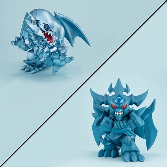 PRE-ORDER : MEGATOON Yu-Gi-Oh! Duel Monsters Blue-Eyes White Dragon + Obelisk the Tormentor [Limited Photo Card Included]
