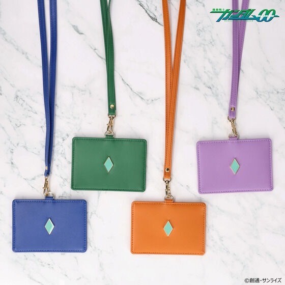 PRE-ORDER : Mobile Suit Gundam 00 Leather Accessories・Scarf Items ID Case (4 types in total)