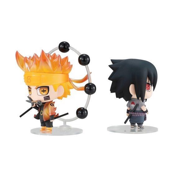 PRE-ORDER : Chimi Mega Buddy Series! Naruto Shippuden : Naruto Uzumaki & SAsuke Uchiha Ninkai Taisen Set (with limited benefits)