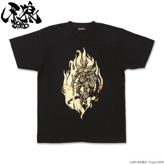 PRE-ORDER : Garo Golden Knight Garo T-shirt Golden Foil Print