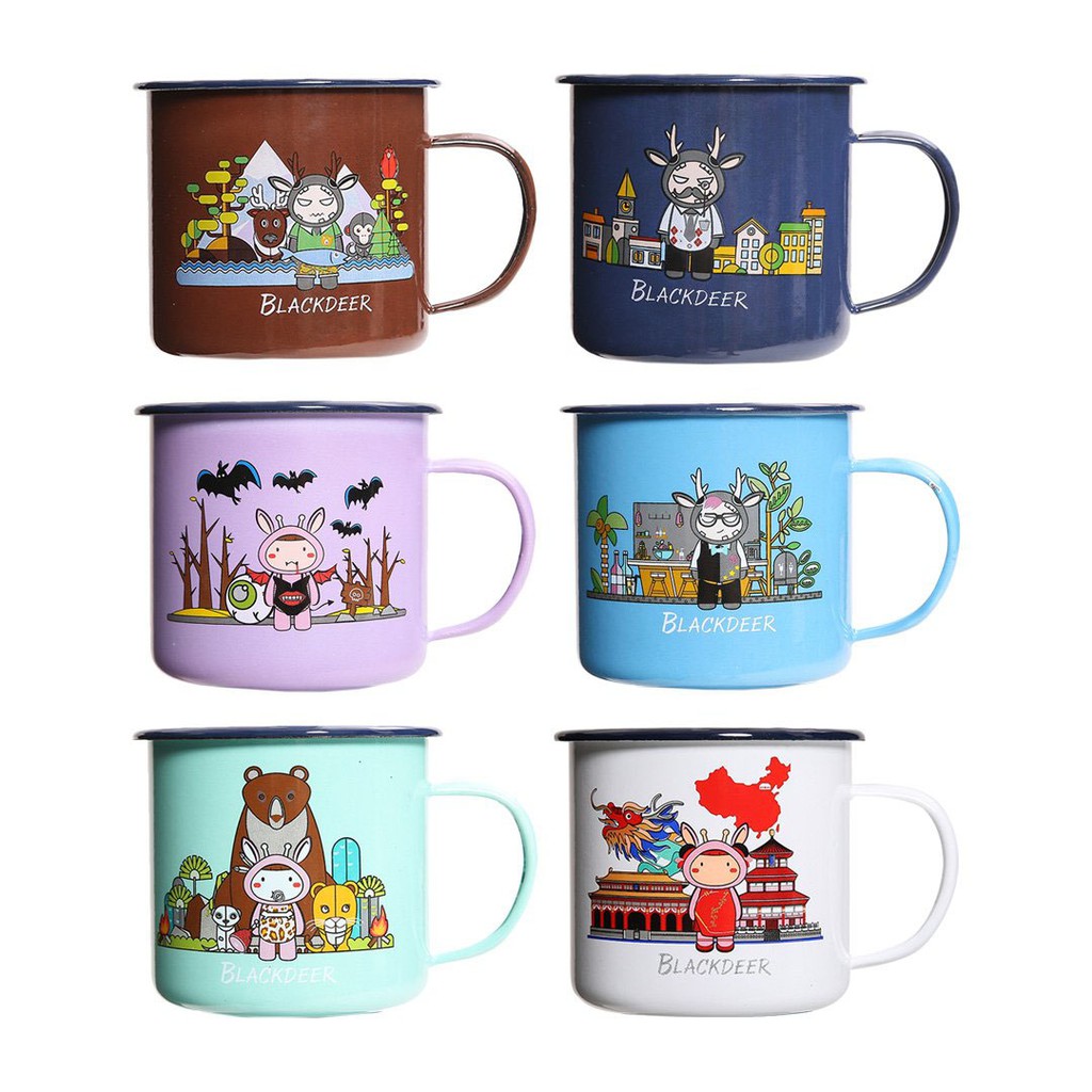 Blackdeer enamal mug 6 pcs