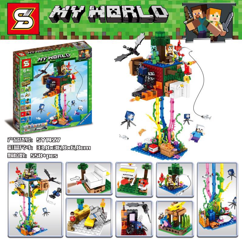 Sy 1427 Minecraft 558pcs