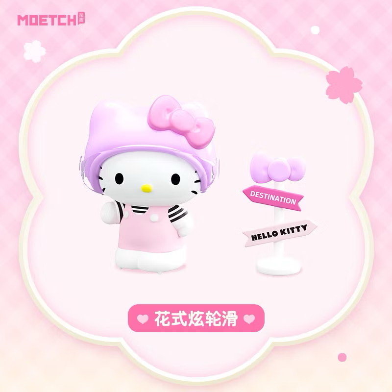 โมเดลคิตตี้ไขลาน Sanrio - Hello Kitty Budding Signal Series by Moetch