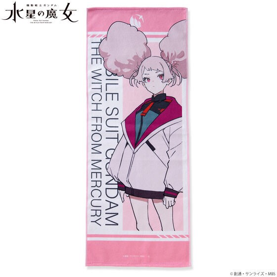 PRE-ORDER : Mobile Suit Gundam The Witch from Mercury Illustration by Mr. Mogumo Face Towel