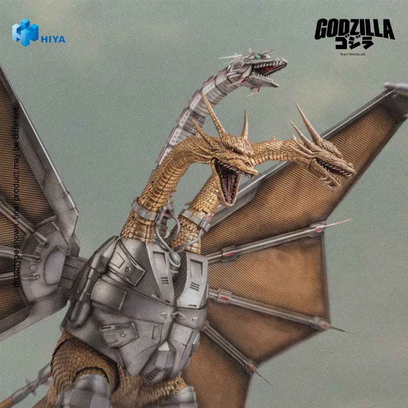 Pre-order : EXQUISITE BASIC Series Godzilla vs. King Ghidorah (1991) Mecha King Ghidorah Action Figure by Hiya Toys