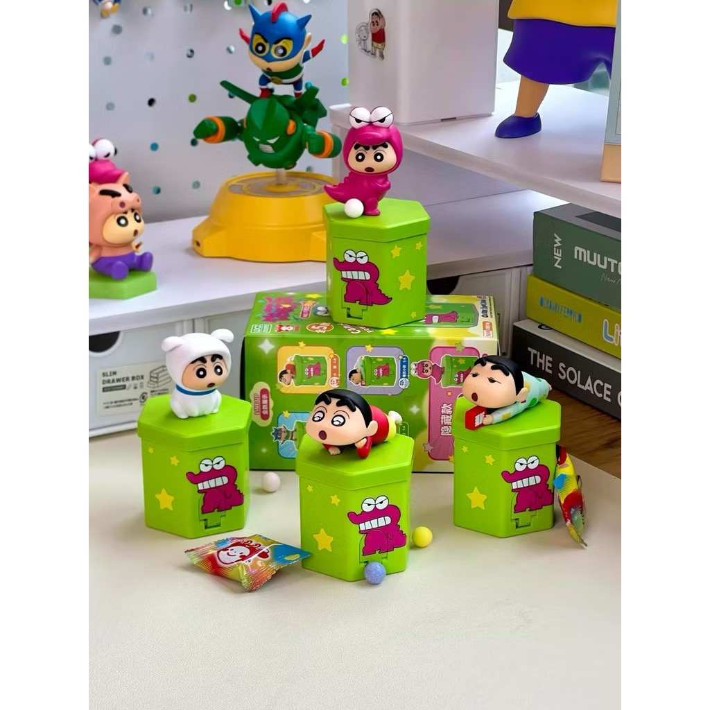 กล่องใส่ลูกอม โมเดล ได้ 1 ตัว | Crayon Shinchan - Candy Power Gasha Machine by LDCX