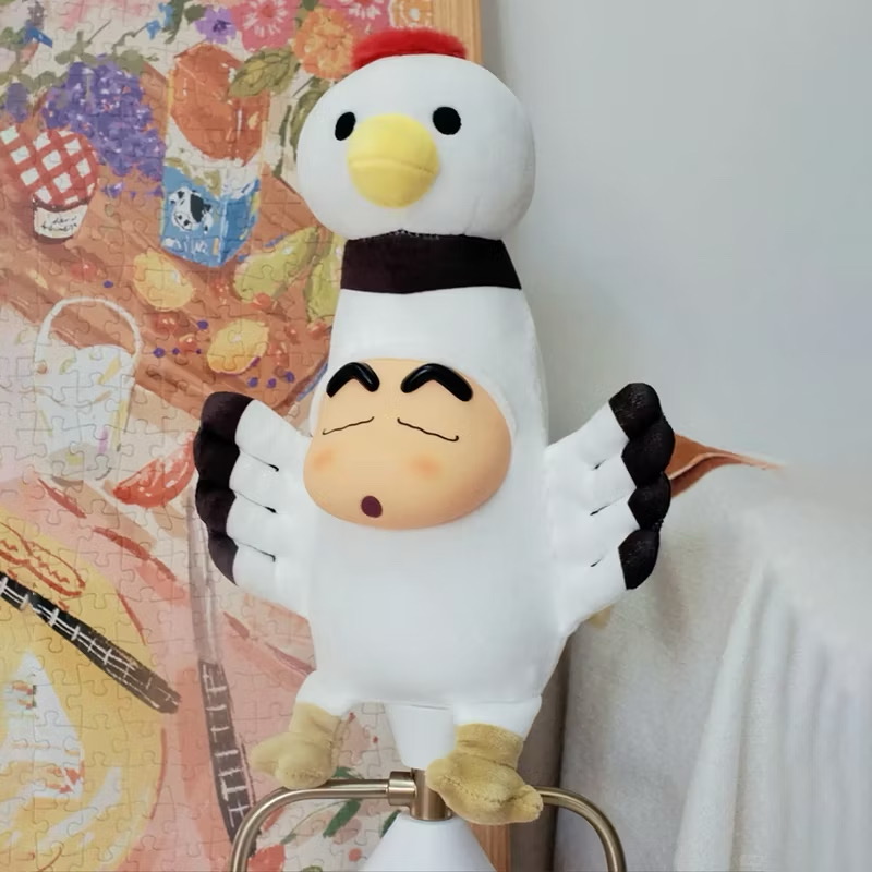 ตุ๊กตา สกุชชี่ ชินจัง Crayon Shinchan Growing Fun Series by 52Toys