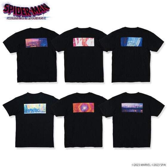 PRE-ORDER : MARVEL Spider-Man: Across the Spider-Verse Background T-shirt (6 types in total)