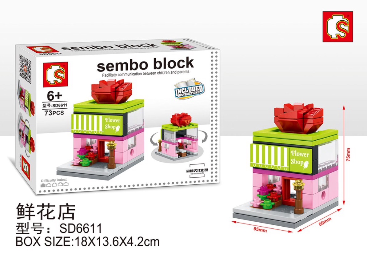 Sembo Block - SD6608-6615 (Set of 8)