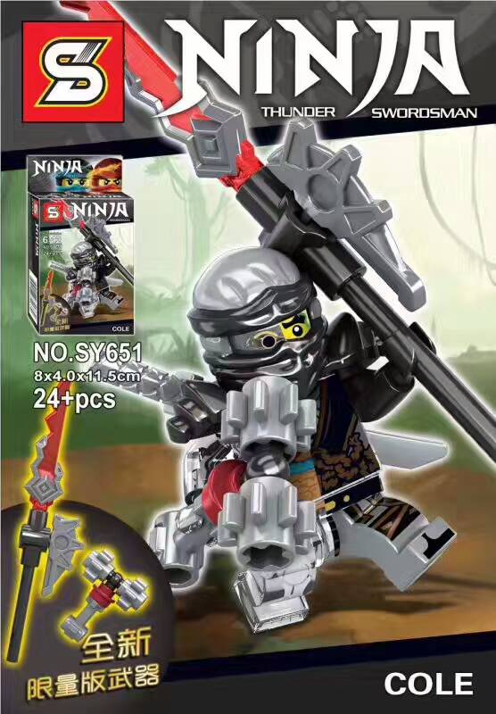 SY 651 Ninjago with Half Transparent Bodies