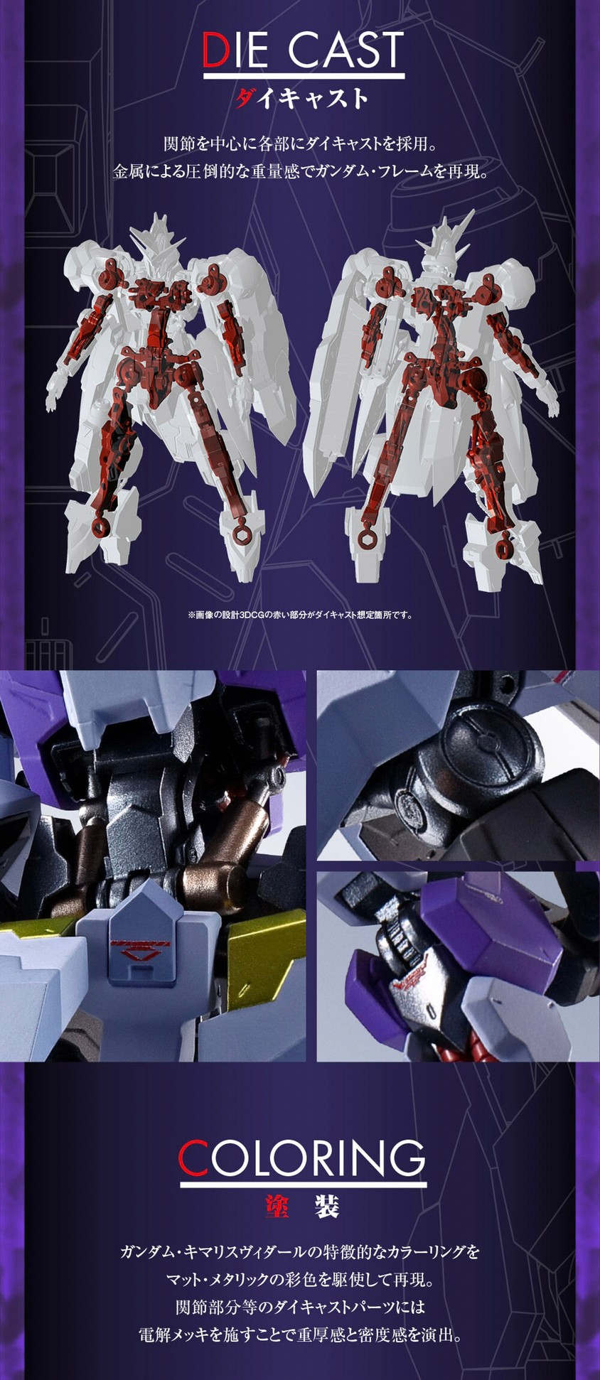 Gundam - METAL Robot Spirit - <SIDE MS> Gundam Kimaris Vidar by Premium Bandai (Limited มีกล่องน้ำตาล)
