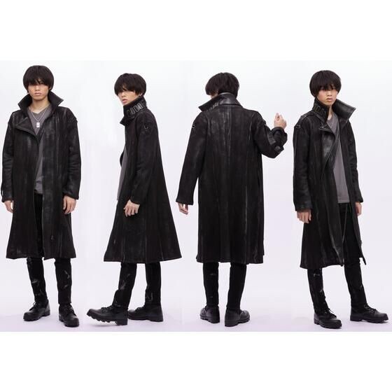 PRE-ORDER : Avataro Sentai Donbrothers x h.NAOTO Inu Brother Tsubasa Inuzuka High Neck Long Stretch Coat