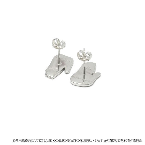 PRE-ORDER : [JAM HOME MADE Collaboration] JoJo's Bizarre Adventure Stardust Crusaders Hierophant Green Hand Earrings (for both ears)