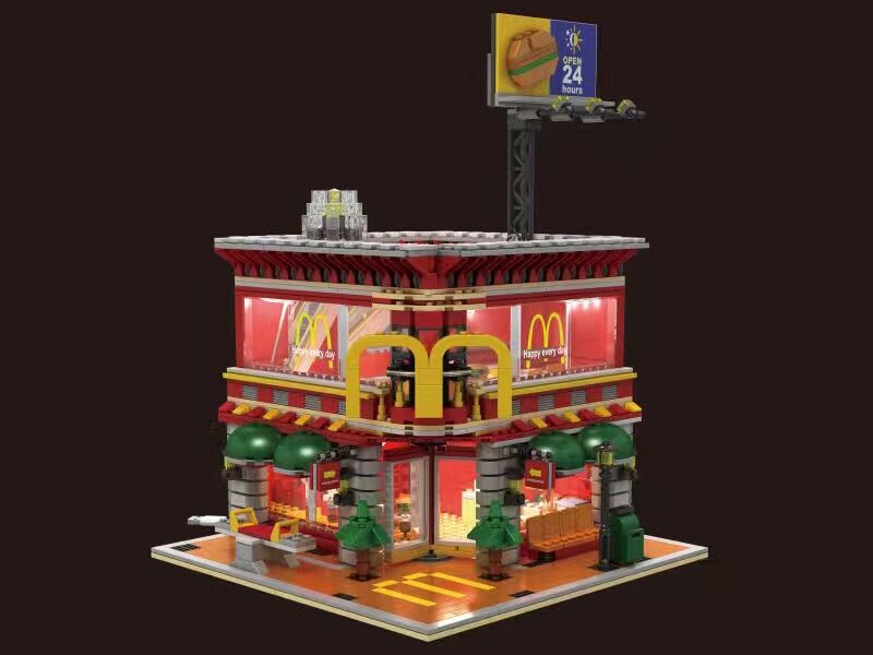 Sembo Block SD6901 McDonald Restaurant 4 in 1 (with LED) 1729pcs