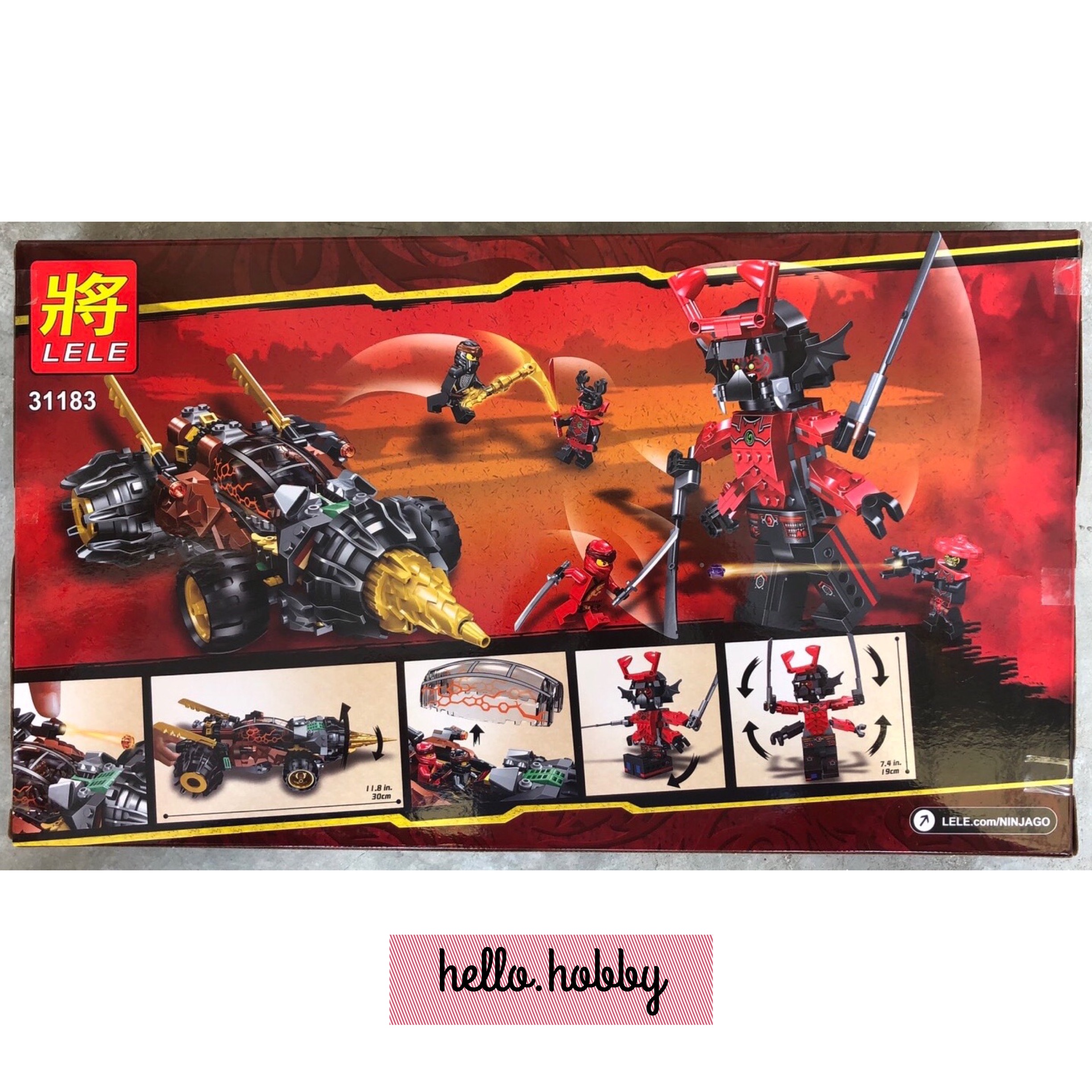 Lele 31183 Ninjago Cole's Earth Driller 620pcs