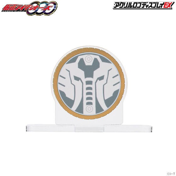 PRE-ORDER : Acrylic Logo Display EX Kamen Rider OOO Sagozo Combo Core Medal