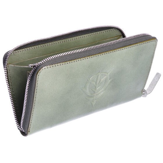 PRE-ORDER : Mobile Suit Gundam Relief Genuine Leather Long Wallet