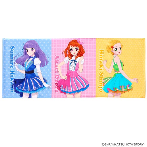 PRE-ORDER : Aikatsu! ~10th STORY~ STARWAY Face Towel to the Future