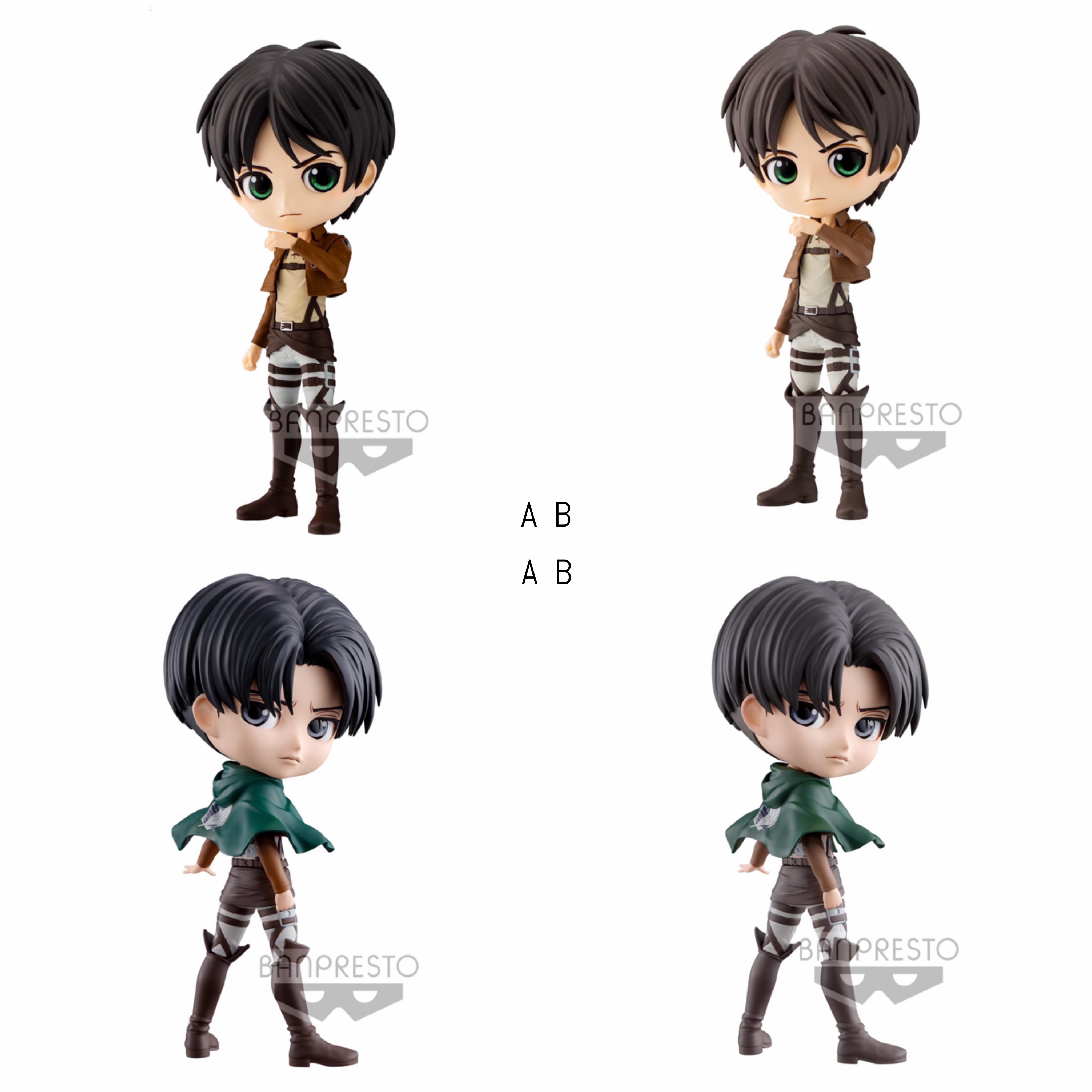 Pre-order : ATTACK ON TITAN Q POSKET -EREN YEAGER- (VER.A/B) -LEVI- (VER.A/B)