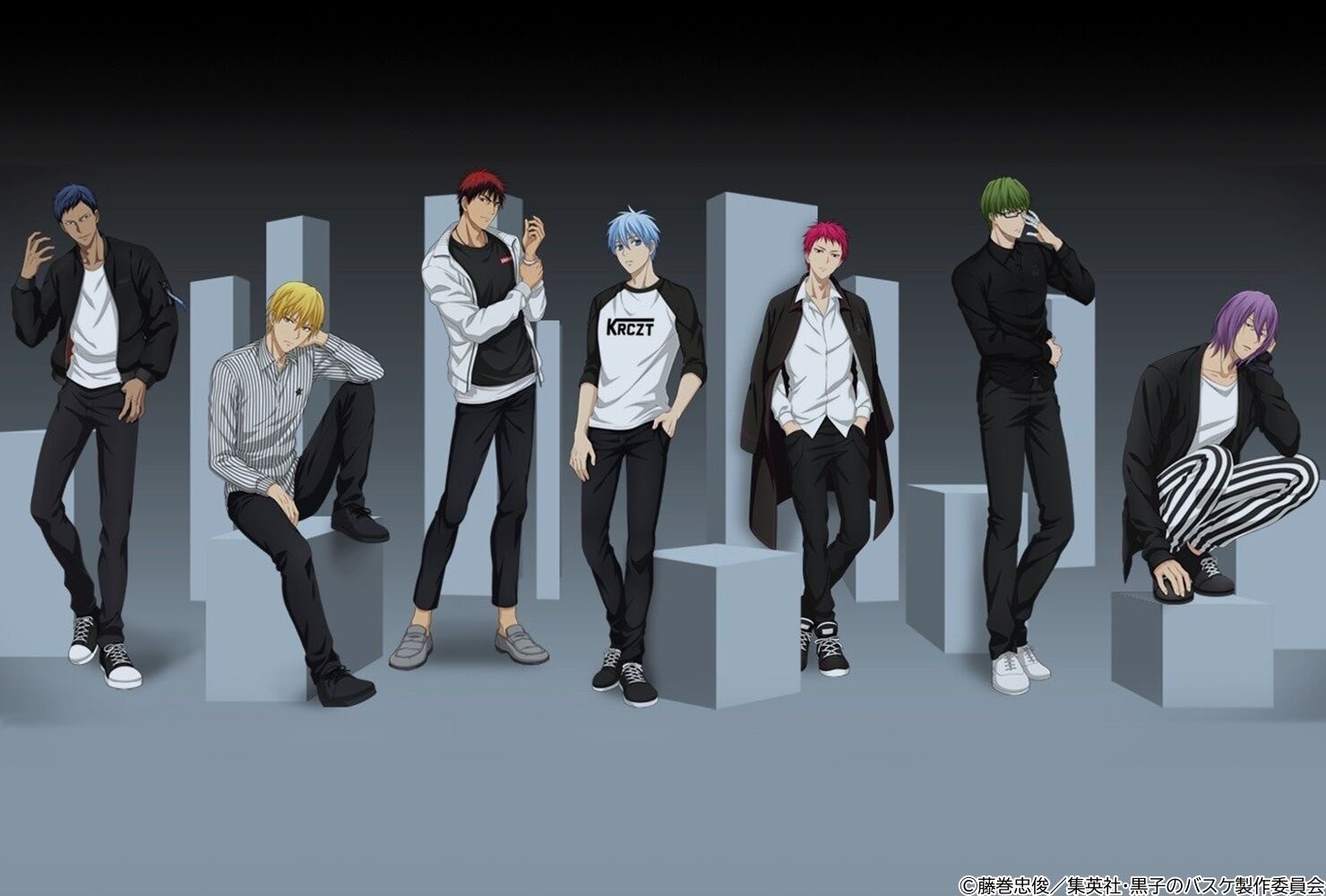 PRE-ORDER : Kuroko's Basketball KUROCORZET Memorial Big Acrylic Stand