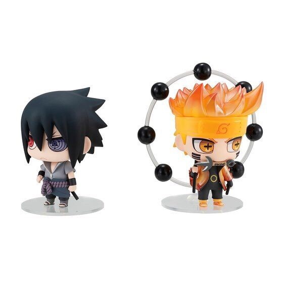 PRE-ORDER : Chimi Mega Buddy Series! Naruto Shippuden : Naruto Uzumaki & SAsuke Uchiha Ninkai Taisen Set (with limited benefits)