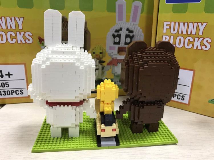 ZRK 7805 Line Town Brown, Cony and Sally 1430pcs