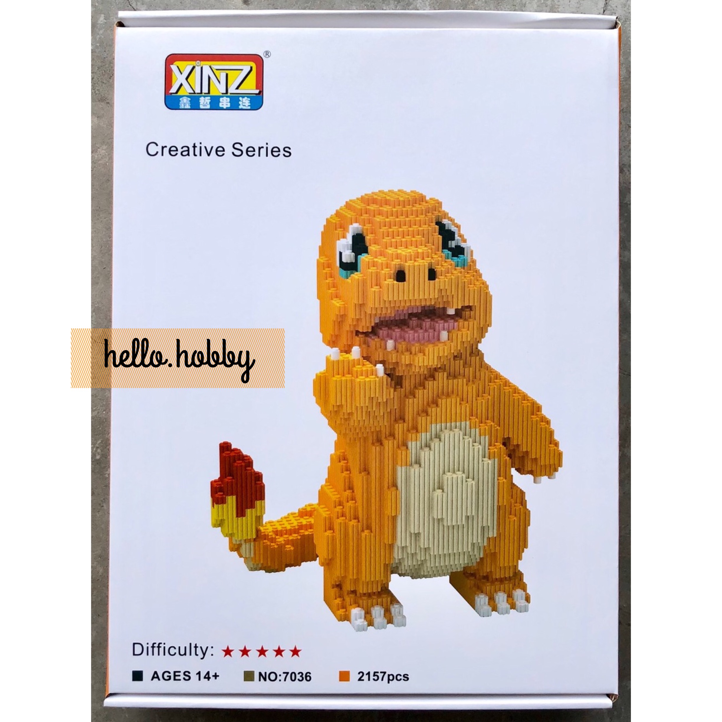 Xinz 7036 Pokemon Charmander 2157pcs