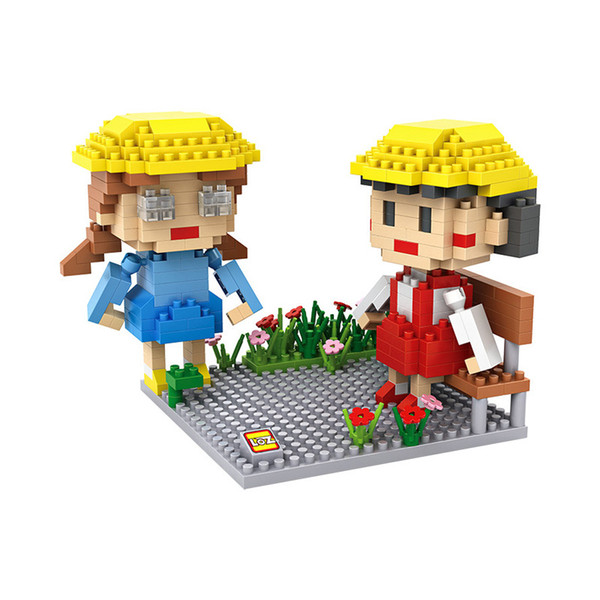 LOZ 9831-9834 Chibi Maruko & Friends Set