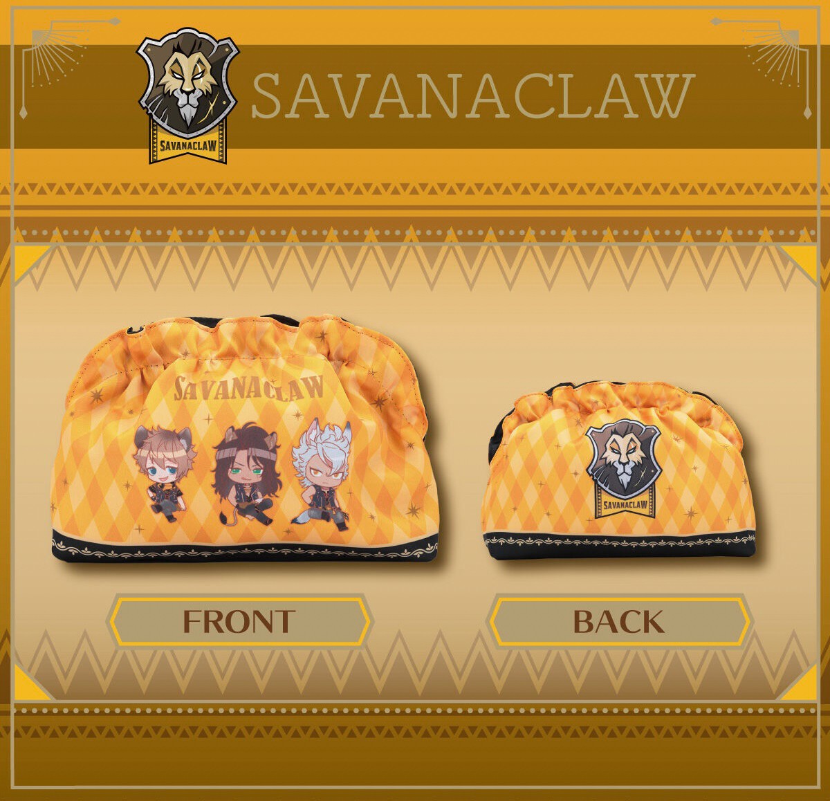 PRE-ORDER : Disney Twisted Wonderland Original Illustration Frill Pouch