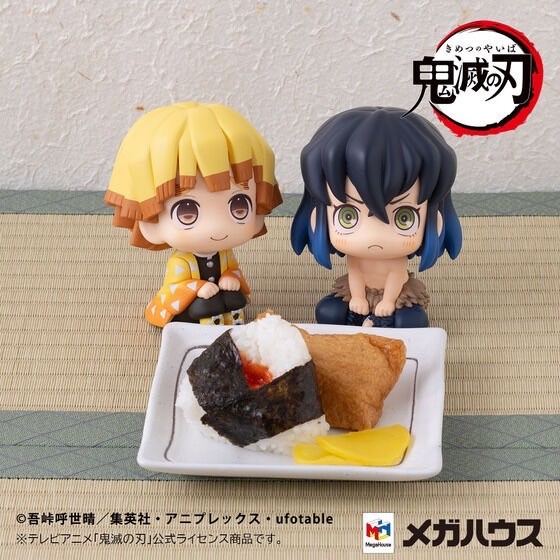 PRE-ORDER : Rukappu Zenitsu Agatsuma Nikkoto ver. & Inosuke Hashibira Mun! ver. [Limited cushion included]