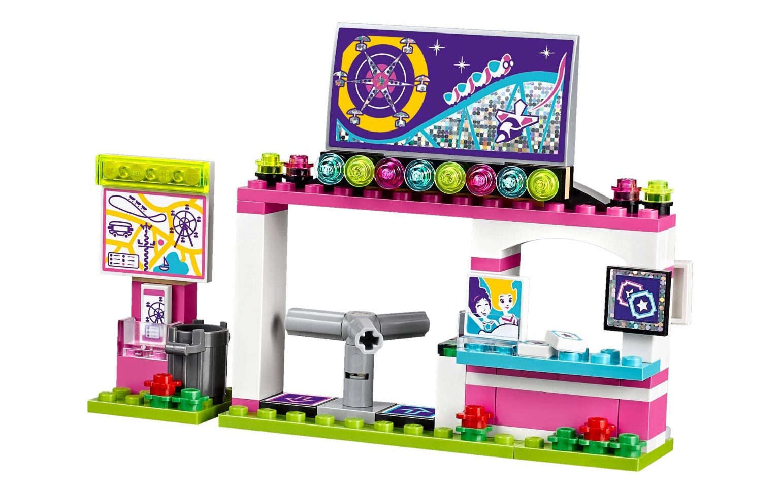 SY 820 Friends Amusement Park Roller Coaster 1178pcs