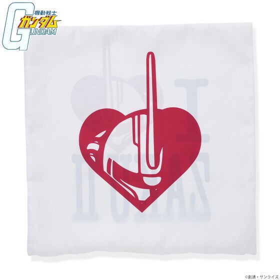 PRE-ORDER : Mobile Suit Gundam I LOVE MOBILE SUIT Cushion Cover