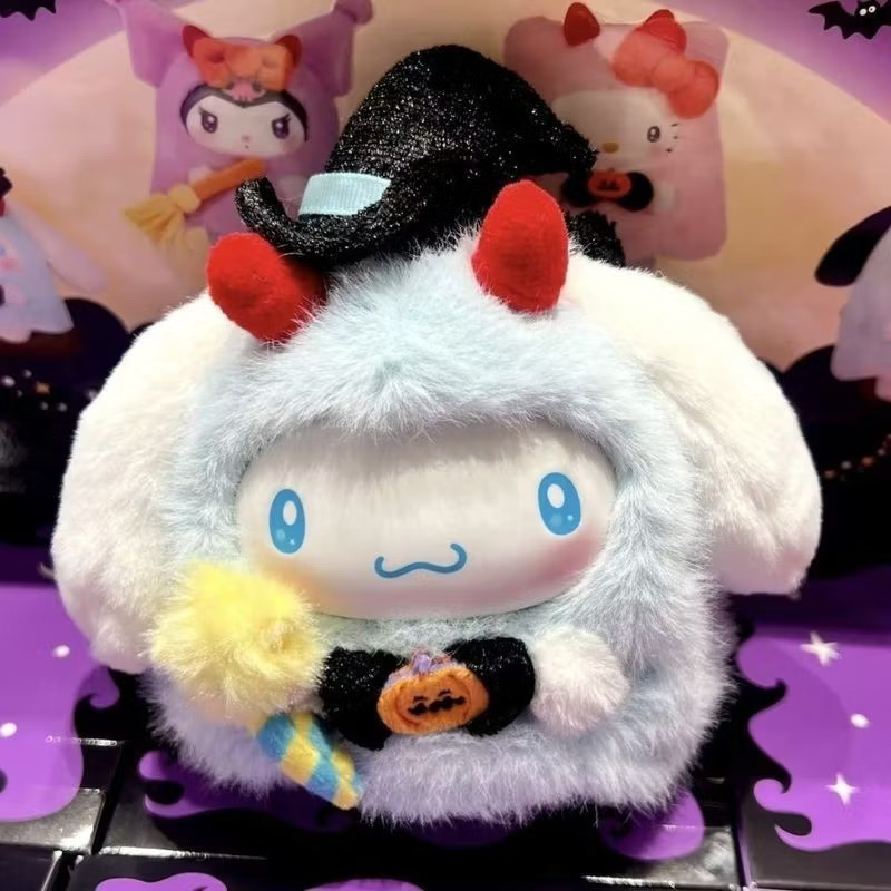 ตุ๊กตาพวงกุญแจ Sanrio - Halloween Candy Carnival Night Series Vinyl Plush Pendant Keychain by Miniso