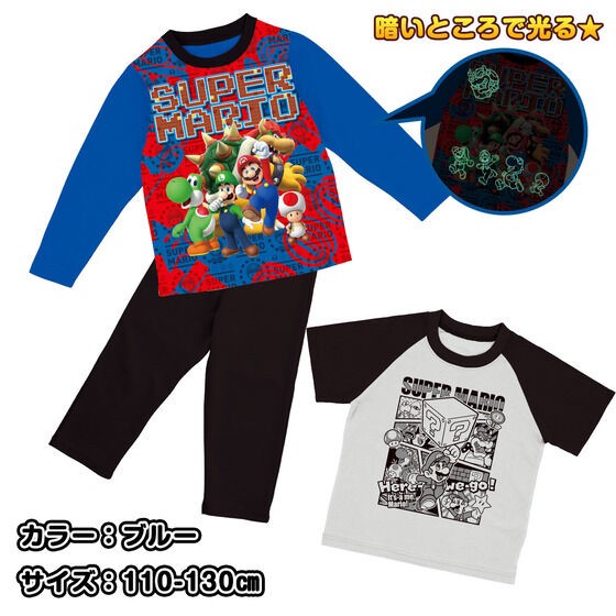 PRE-ORDER : Ohsama Sentai King-Ohger / Splatoon / Mario Shines! 2TOPS Pajamas 23SS