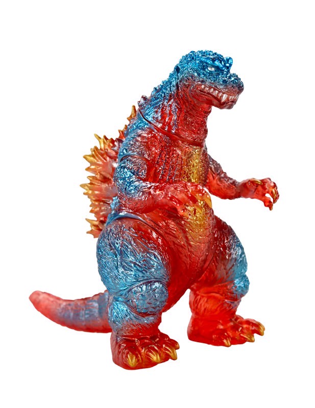 Godzilla - CCP Middle Size Series Godzilla EX Vol.5 Godzilla (2001) Retro Red Clear Ver. Soft vinyl by CCP (Lot JP)