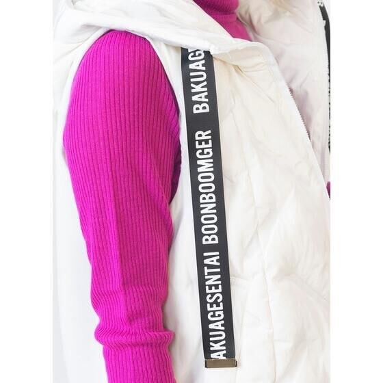 PRE-ORDER : Bakuage Sentai Boonboomger Bun Pink/Mira Shifuto Logo Tape Down Vest