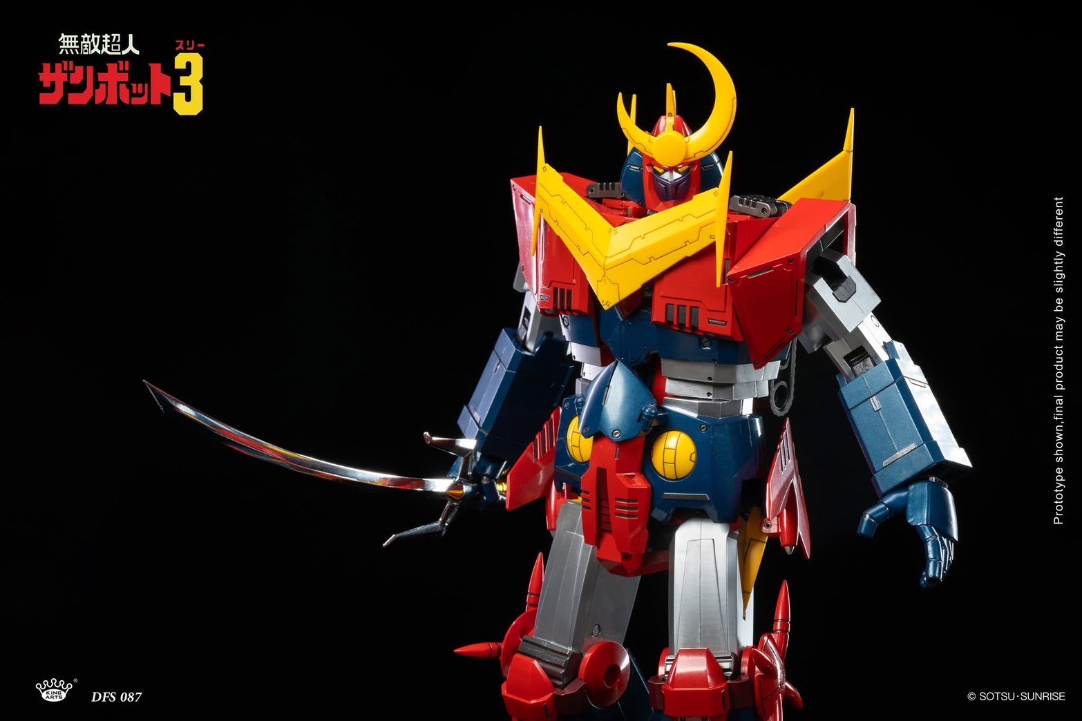 Pre-order : Invincible Super Man Zambot 3 Diecast Action Figure by King Arts