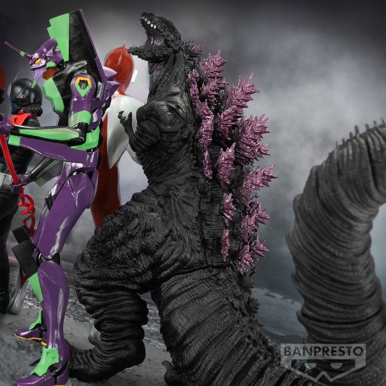 Godzilla - Shin Japan Heroes Universe Art Vignette Shin Godzilla by Banpresto