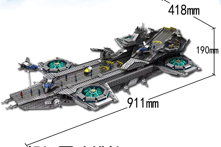 Sembo SY911 The SHIELD Helicarrier 4288pcs