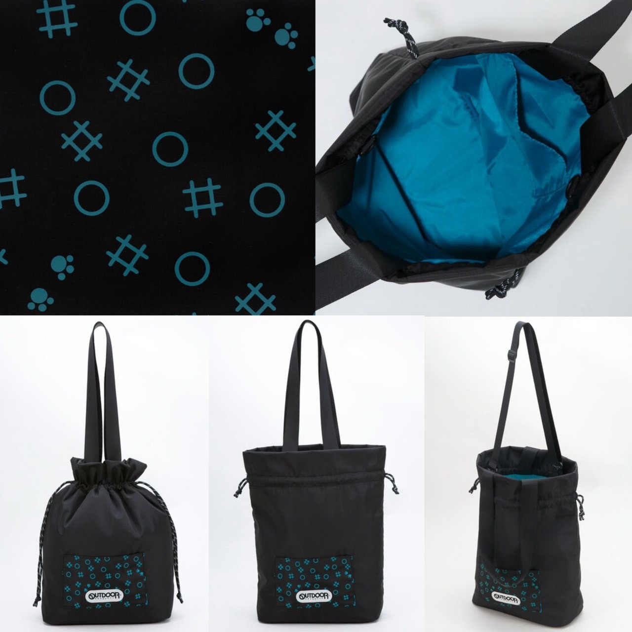 PRE-ORDER : Nintama Rantaro the Movie x OUTDOOR 2way Drawstring Tote