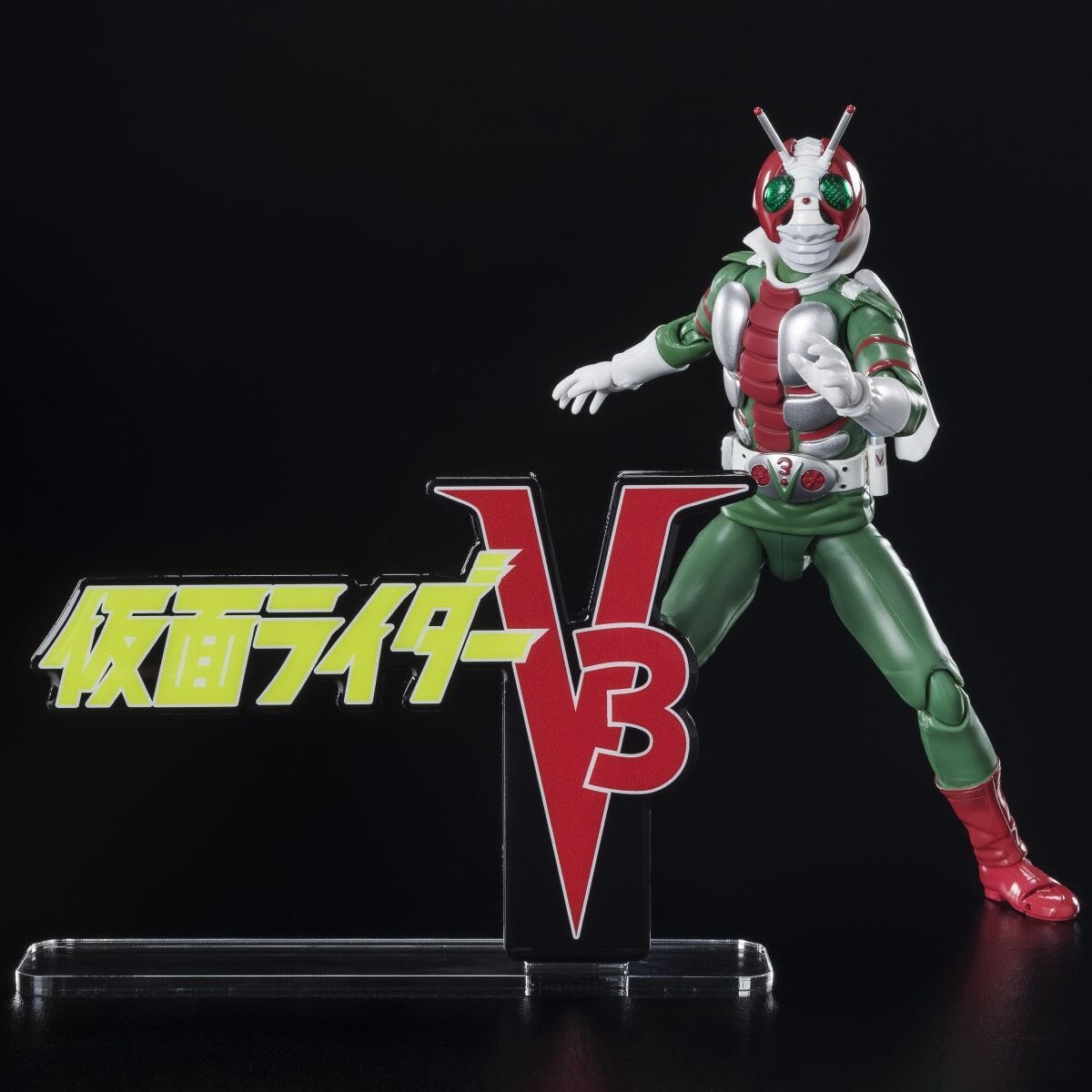 PRE-ORDER : Acrylic Logo Display EX Super Sentai / MASKED RIDER V3 / MASKED RIDER KUUGA Mark / Chouriki Sentai Ohranger
