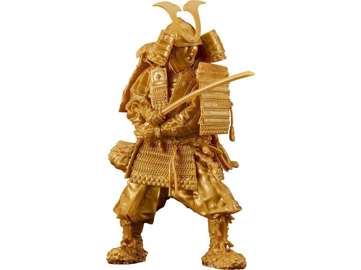 Pre-order : 1/12 PLAMAX Kamakura Period Armored Warrior: Gold / Silver / Copper Color Edition Plastic Model Kit by Max Factory