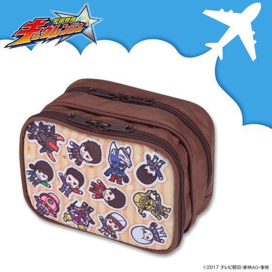 PRE-ORDER : Uchu Sentai Kyuranger Travel Cosmetic Pouch