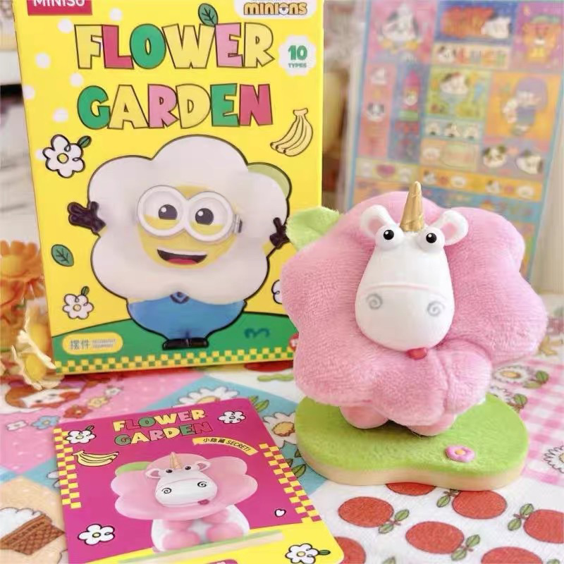 โมเดล ได้ 1 ตัว | Minions - Flower Garden Series by Miniso