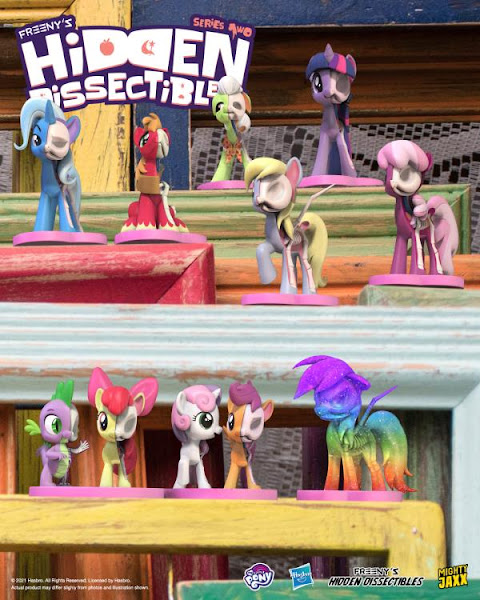 Blind Box - Freeny's Hidden Dissectibles: My Little Pony (Series 2) by Mighty Jaxx (set of 6+3secrets)