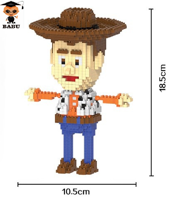 Babu 8816 Toys Story Woody & Buzz Lightyear 1750pcs