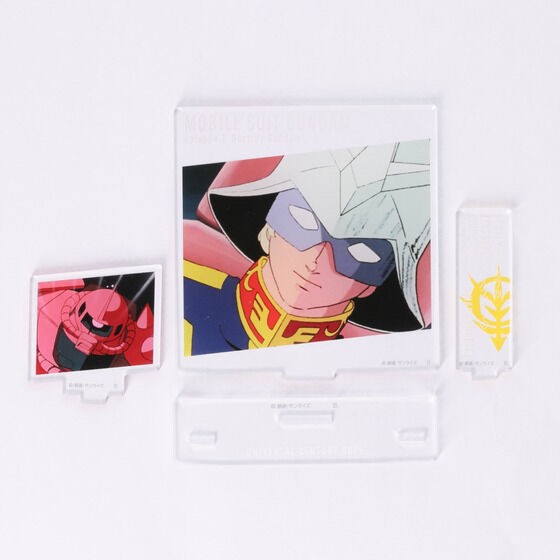 PRE-ORDER : Mobile Suit Gundam Dialogue Acrylic Collection Episode 2 Char Aznable (A)