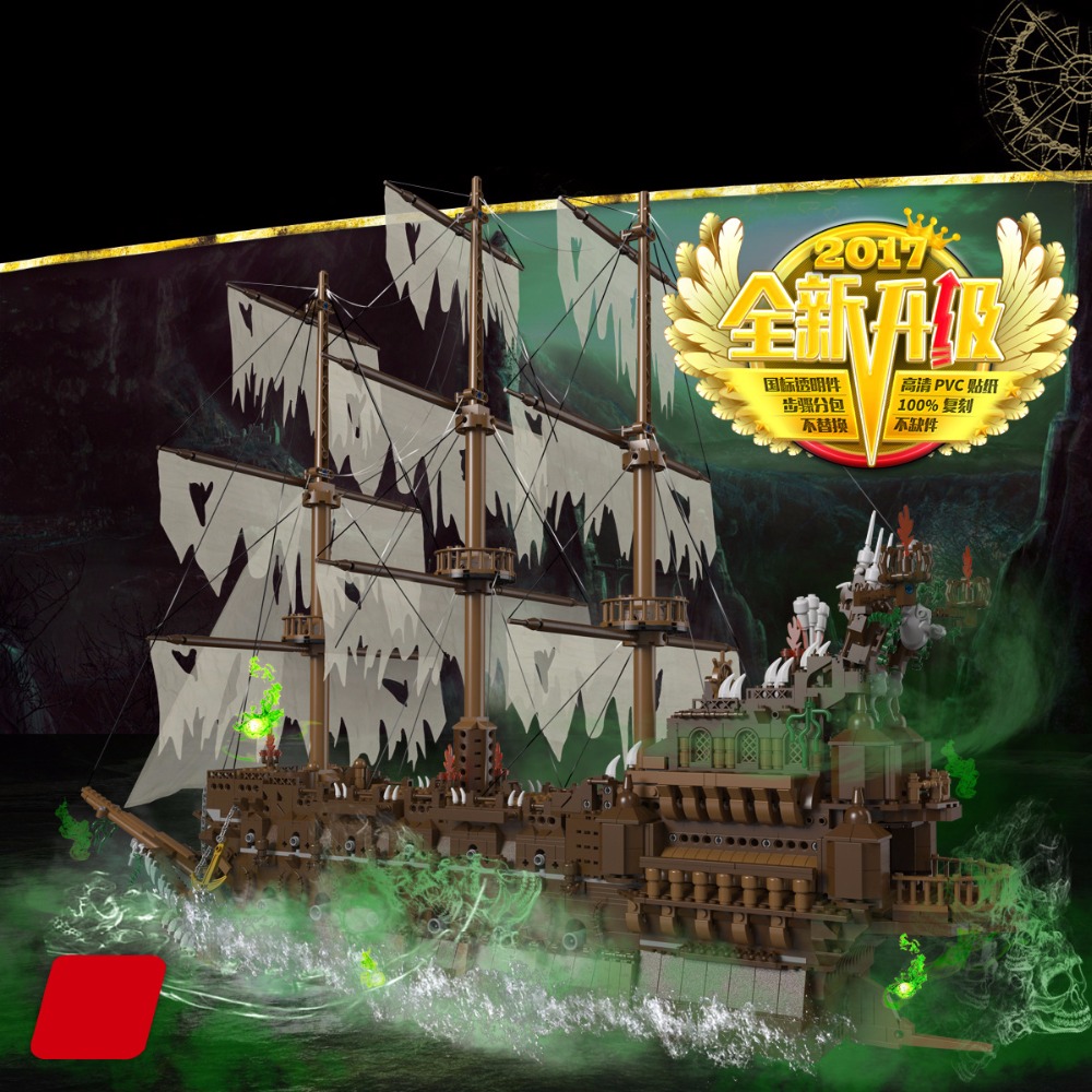 Lepin 16016 Pirates of the Carribean Flying Dutchman 3652pcs