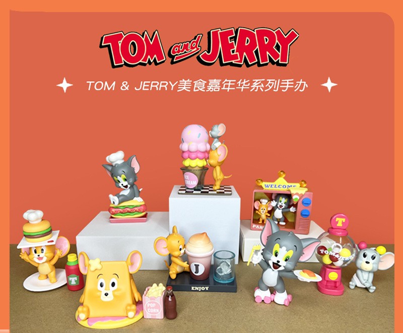 Tom & Jerry - Food Carnival by Miniso (Set of 8+1secret)